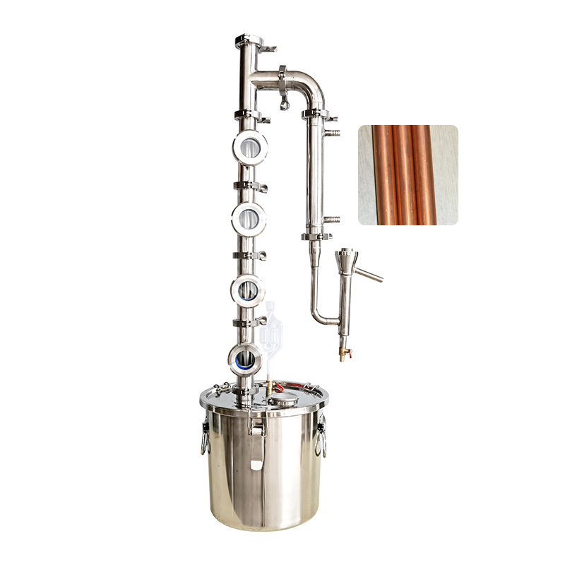 6L12L20L33L50L70L98L Wine degree viewer Household Alcohol distiller The gin basket 4 layer copper core distillation tower