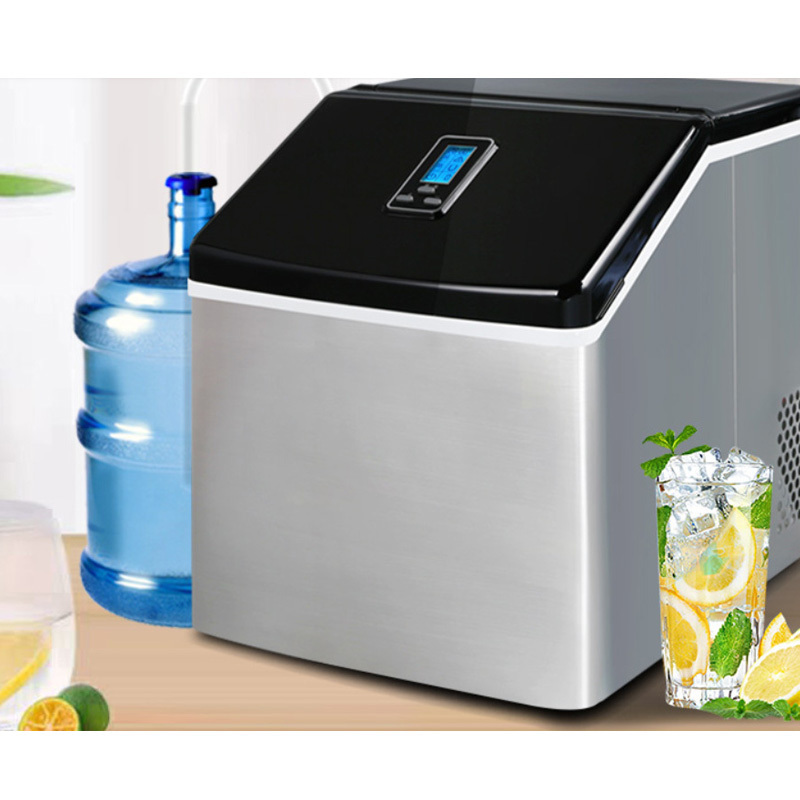 Milk tea shop 25kg commercial small square ice home dormitory bar ice machine ice machine