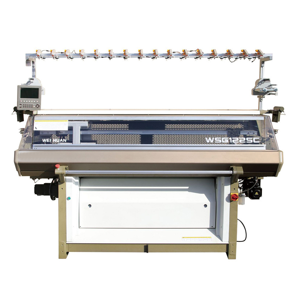 Second-hand automatic single, double system 0.5.1.5.3.5.7 needle computer flat machine processing custom knitting machine