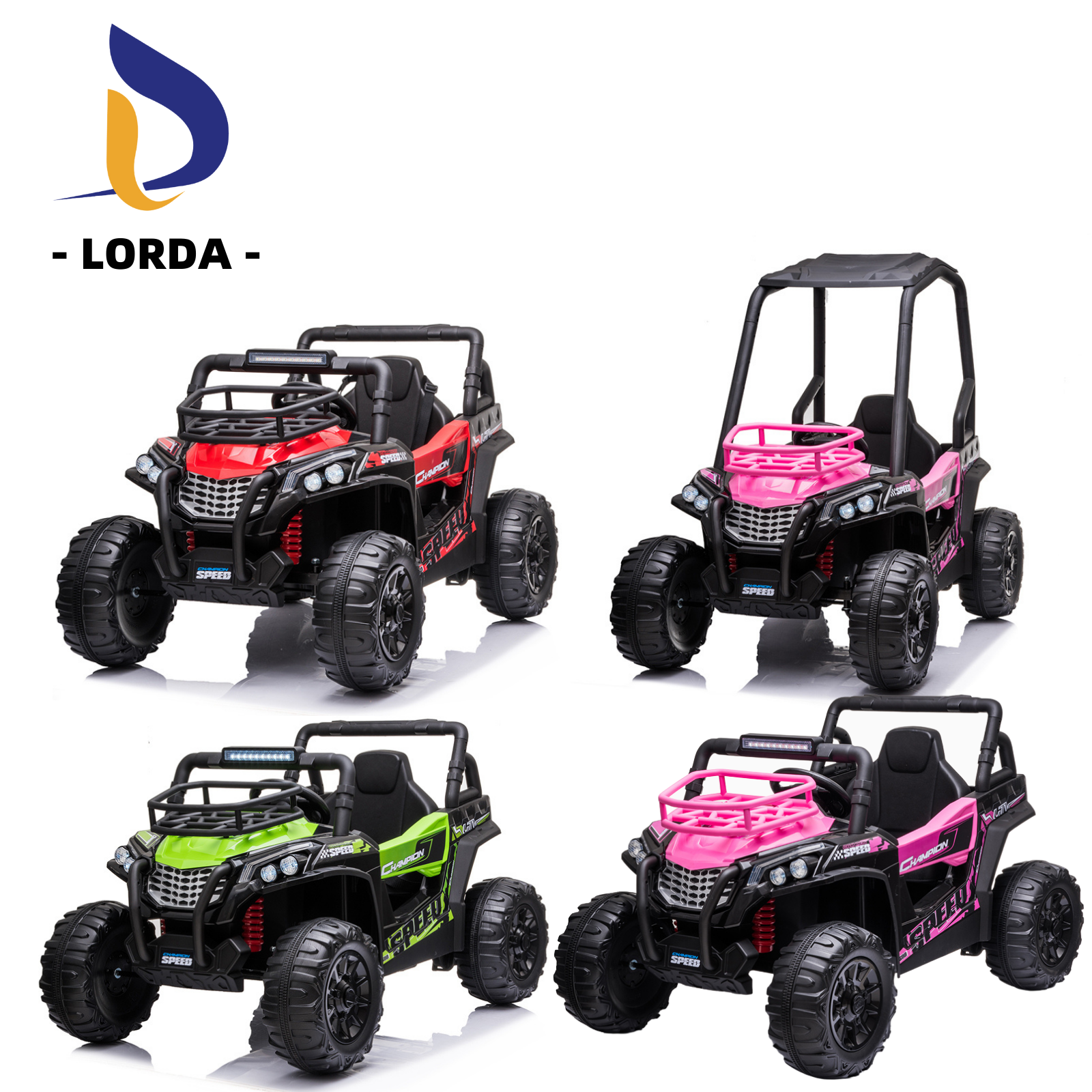 lorda 2023power wheel ride on cars 24v rubber tire children electric 12v battery for kids cars 12v with remote control