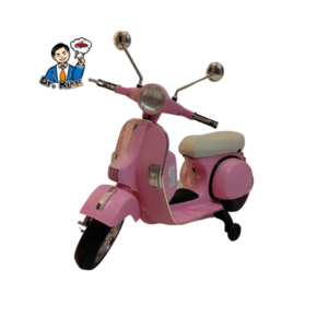 2022 cheap price mini Vespa licensed kids electric motorcycle baby ride on toys car