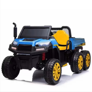 big kids electric tractor 12v  24v battery power six wheel ride on car for children to drive