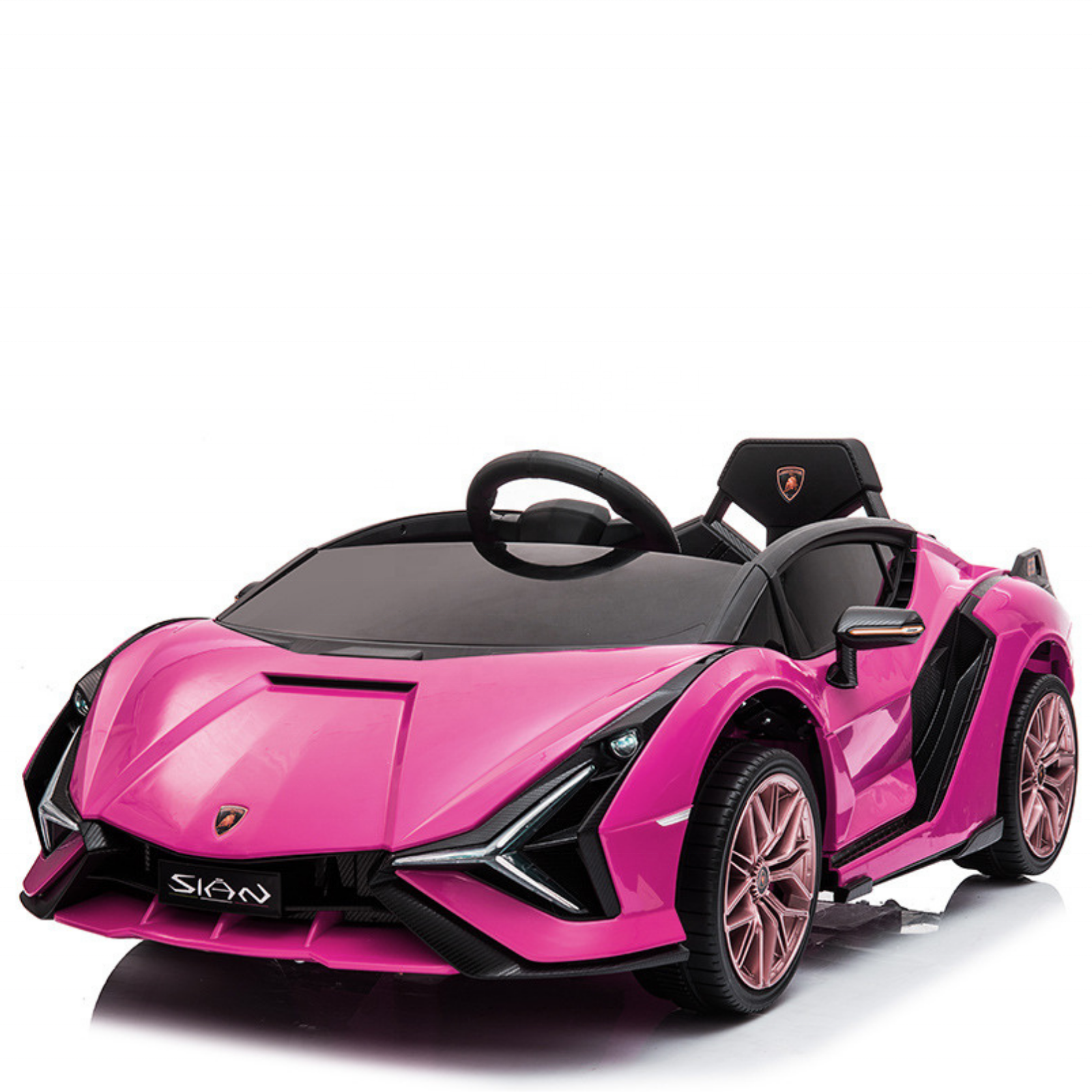 2023 Lorda licensed new product pink  kids ride-on electric four wheels toy car for five years old kids