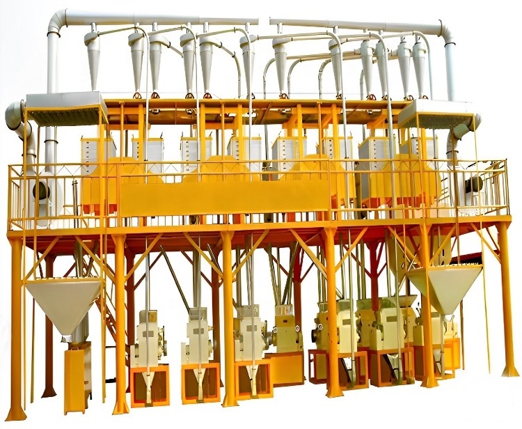 50 tons per day turnkey project corn flour maize grits /flour/powder MILL PLAN MACHINE