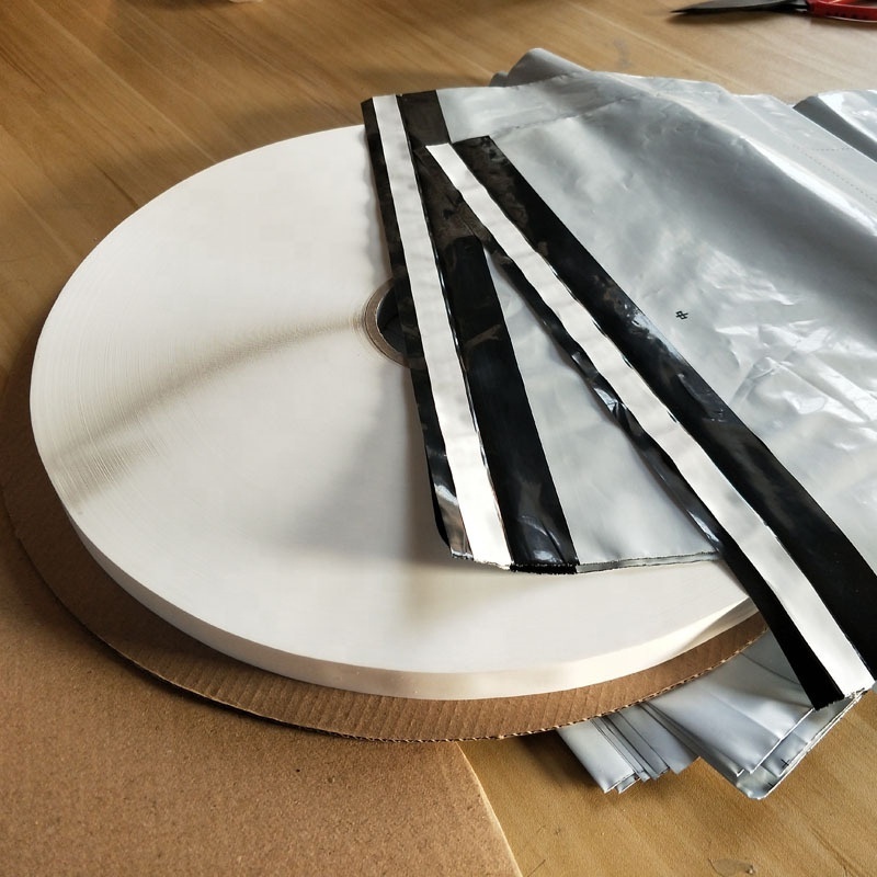 Permanent sealing tape to pack express mailing courier bags with high level adhesive and glues security safety tape