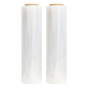 18 Mic Lldpe Wrapping Pallet Transparent Stretch Hood Film Packaging Shrink Film Wrap Roll Hand Clear Stretch FilmPopular