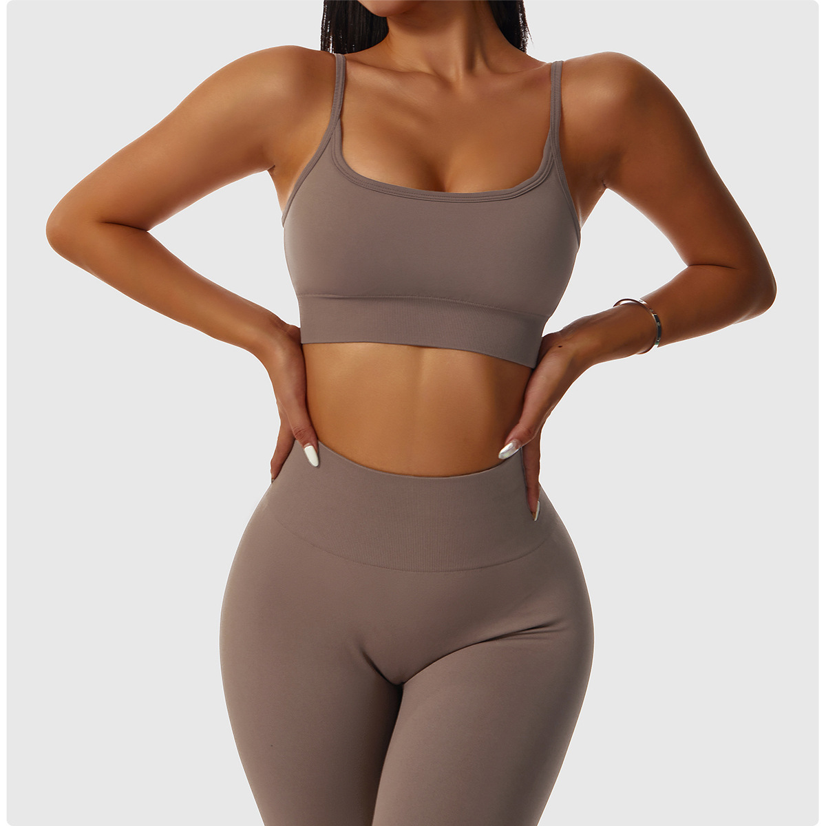 Women Gym Fitness Sets Wholesale Athletic Wear Workout Clothing Activewear Seamless Women Active Wear Yoga Set