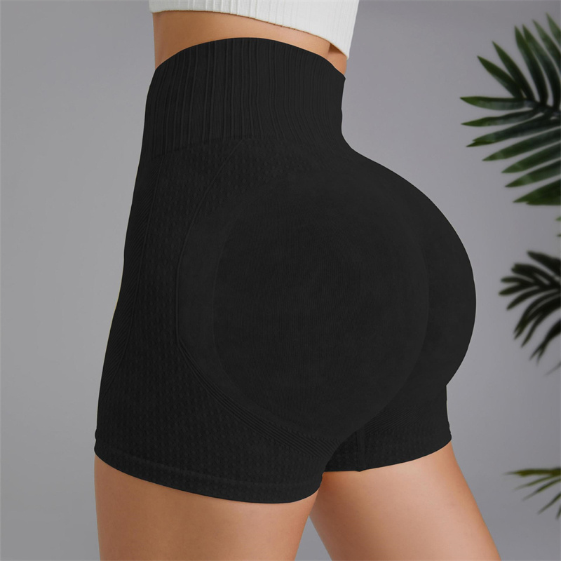 Aoyema Women Sports Yoga Shorts Jogging Fitness High Waist Push Up Gym Short Workout Booty Gym Yoga Shorts for Women