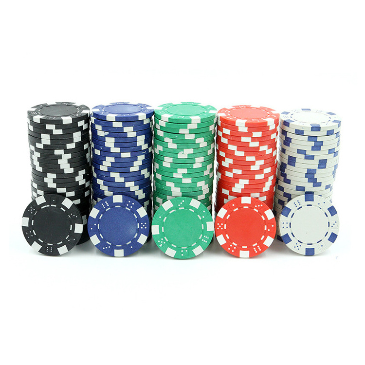 Transparent briefcase 400 poker chips set