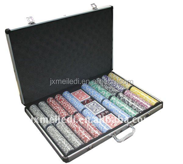 Gambling paraphernalia 1000sets custom casino poker chips clay 14g poker chips box