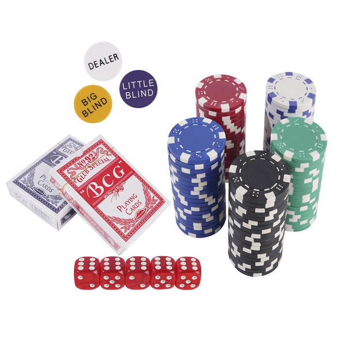 Numbered Blank Chips Aluminum Case Poker Chip Sets