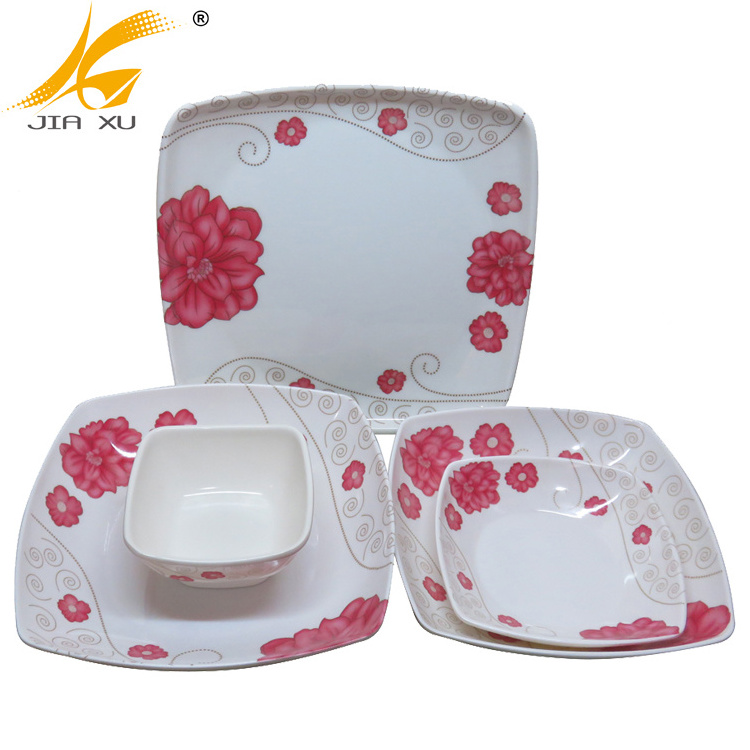 Chinese supplier wholesale high quality melamine tableware plate and bowl