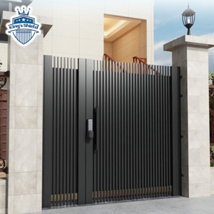 Top Design quality maintenance free aluminum main designs fencing trellis swing single gate