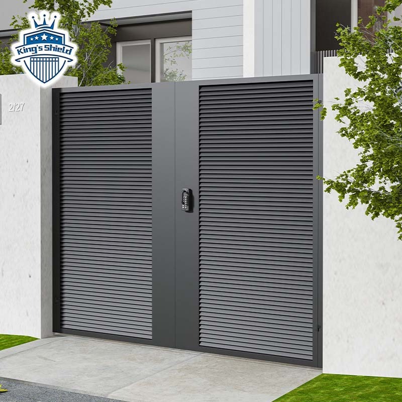 Electronic Component Courtyard Driveway Gates Colours Grill Designs Simple Design  The House Double Swing Aluminum Gate