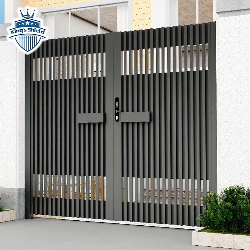 Electronic Component Courtyard Driveway Gates Colours Grill Designs Simple Design  The House Double Swing Aluminum Gate