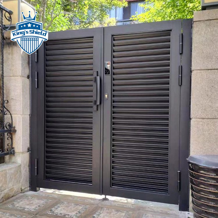 Latest Outdoor Main Gate Designs Modern Private Metal Aluminum Automatic Swing Gates For House