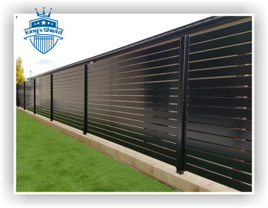 New Design Black High Quality Fence Panels Privacy Aluminum Privacy Wall Security Garden Fence