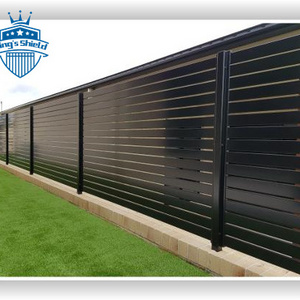 New Design Black High Quality Fence Panels Privacy Aluminum Privacy Wall Security Garden Fence