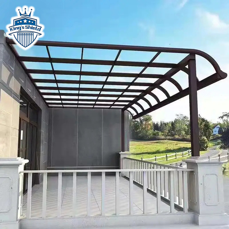 OEM Best Sale Strong Material Outdoor Garden Patio Cover Aluminum Canopy Rainproof Patio Awning