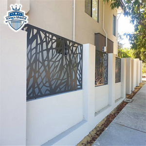 High Quality Custom Villa Garden Decorative Laser Cut Aluminum Fence Panels Swimming Pool Fencing Metal Screen