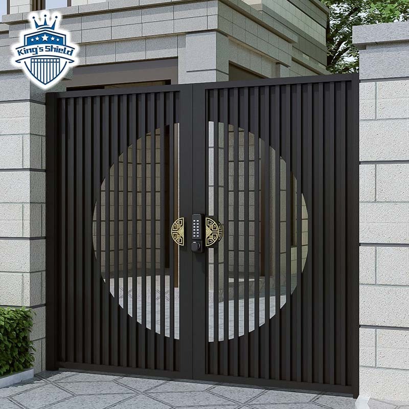 Electronic Component Courtyard Driveway Gates Colours Grill Designs Simple Design  The House Double Swing Aluminum Gate