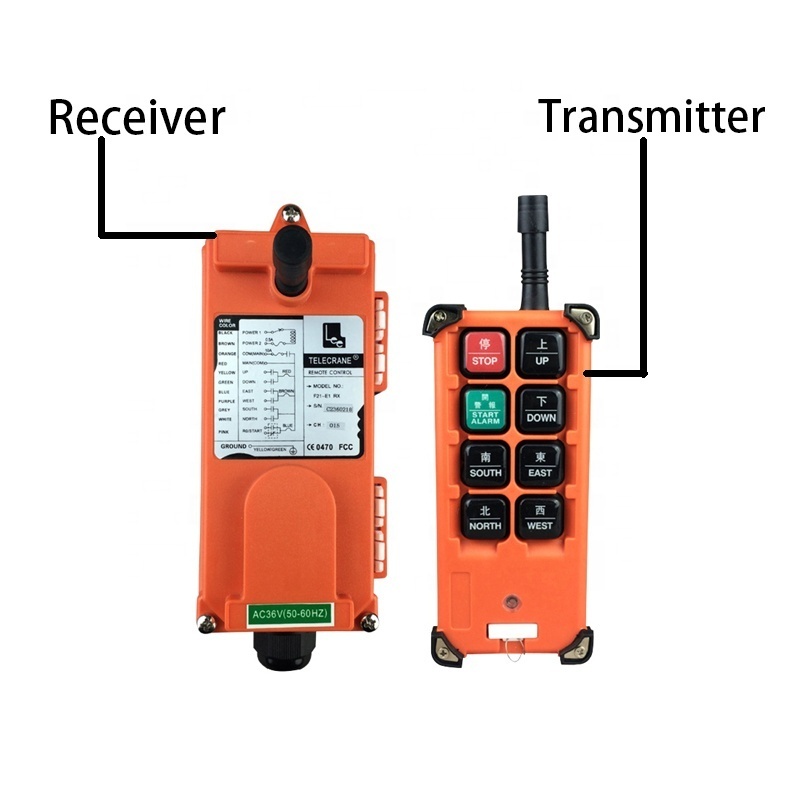 Single speed radio industrial electric hoist overhead crane wireless remote control