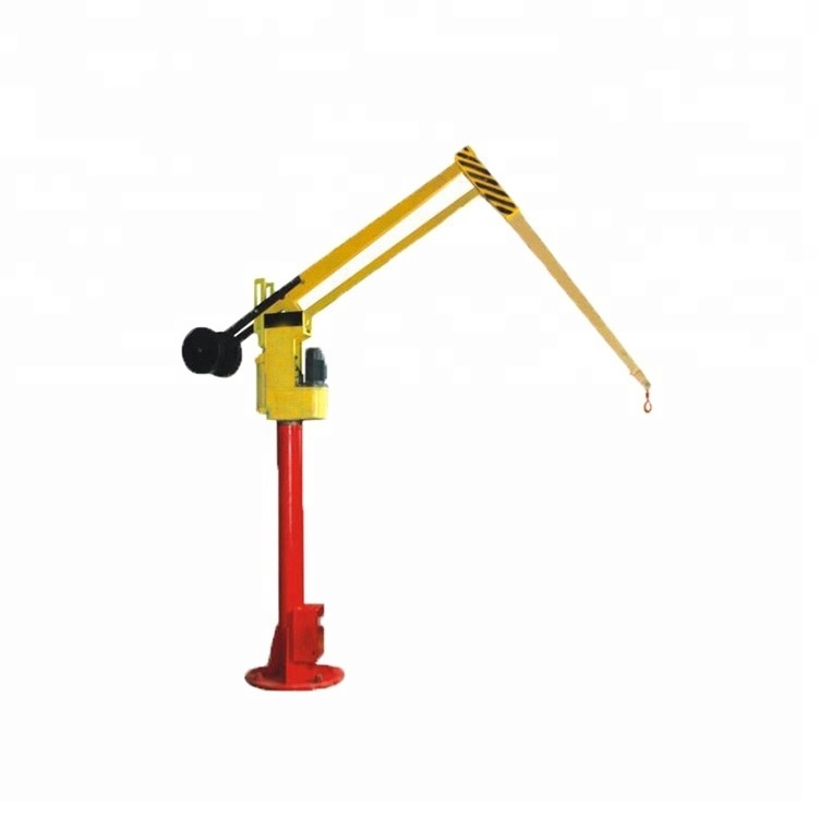 Small 1 Ton Portable Jib Lift Hydraulic Crane