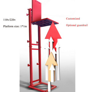 500kg 3-10m small freight elevators for homes warehouse outdoor hydraulic lift tables customized for man and cargo