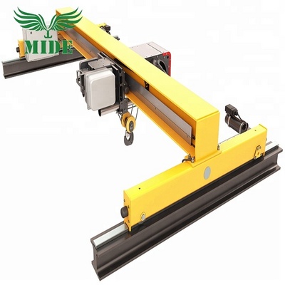 10 ton Electric trolley travelling single beam Bridge overhead Crane for sale