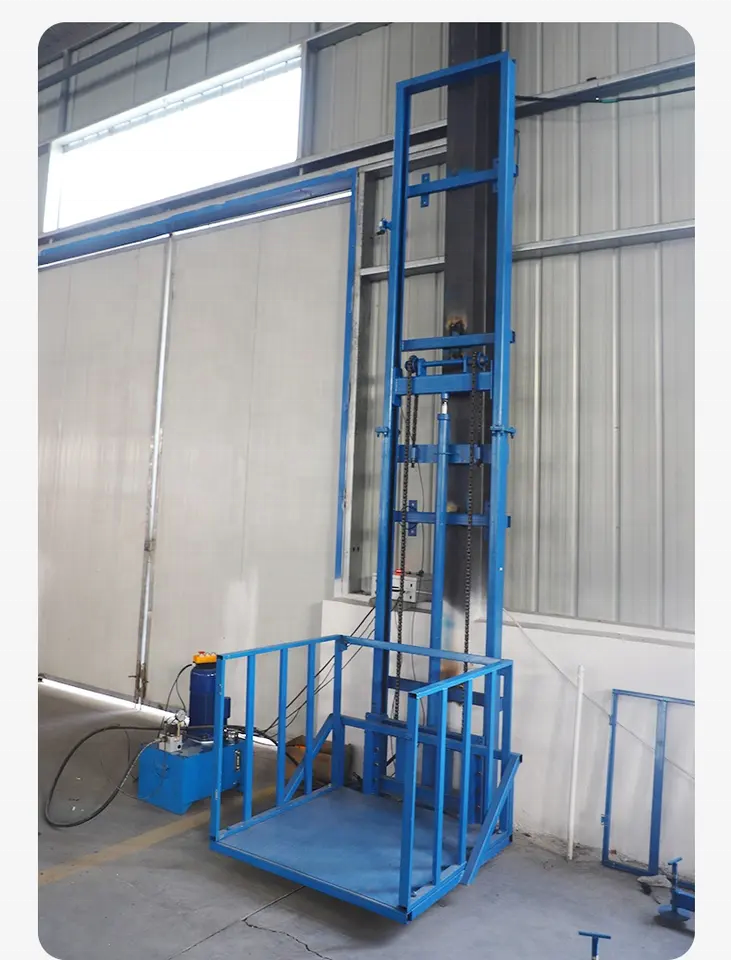 500kg 3-10m small freight elevators for homes warehouse outdoor hydraulic lift tables customized for man and cargo