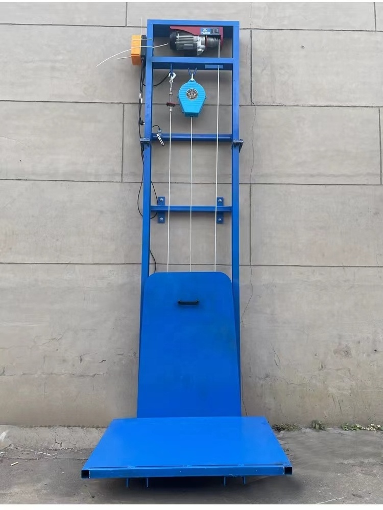 Indoor outdoor elevator for disabled freight warehouse cargo small home elevator lift passenger wall mounting height