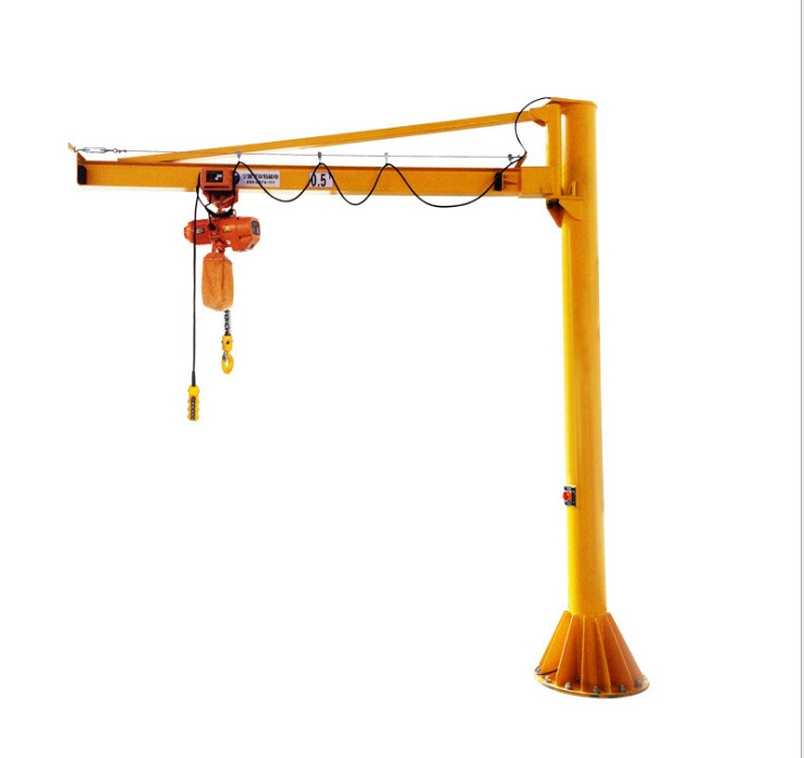 500kg Small Portable Jib Crane Dwg Price Industrial Traveling  Mounted Jib Crane Lifting Equipment