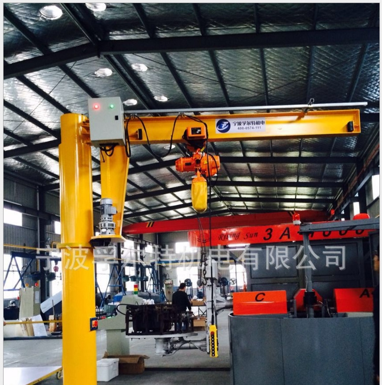 500kg Small Portable Jib Crane Dwg Price Industrial Traveling  Mounted Jib Crane Lifting Equipment