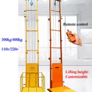 Indoor outdoor elevator for disabled freight warehouse cargo small home elevator lift passenger wall mounting height