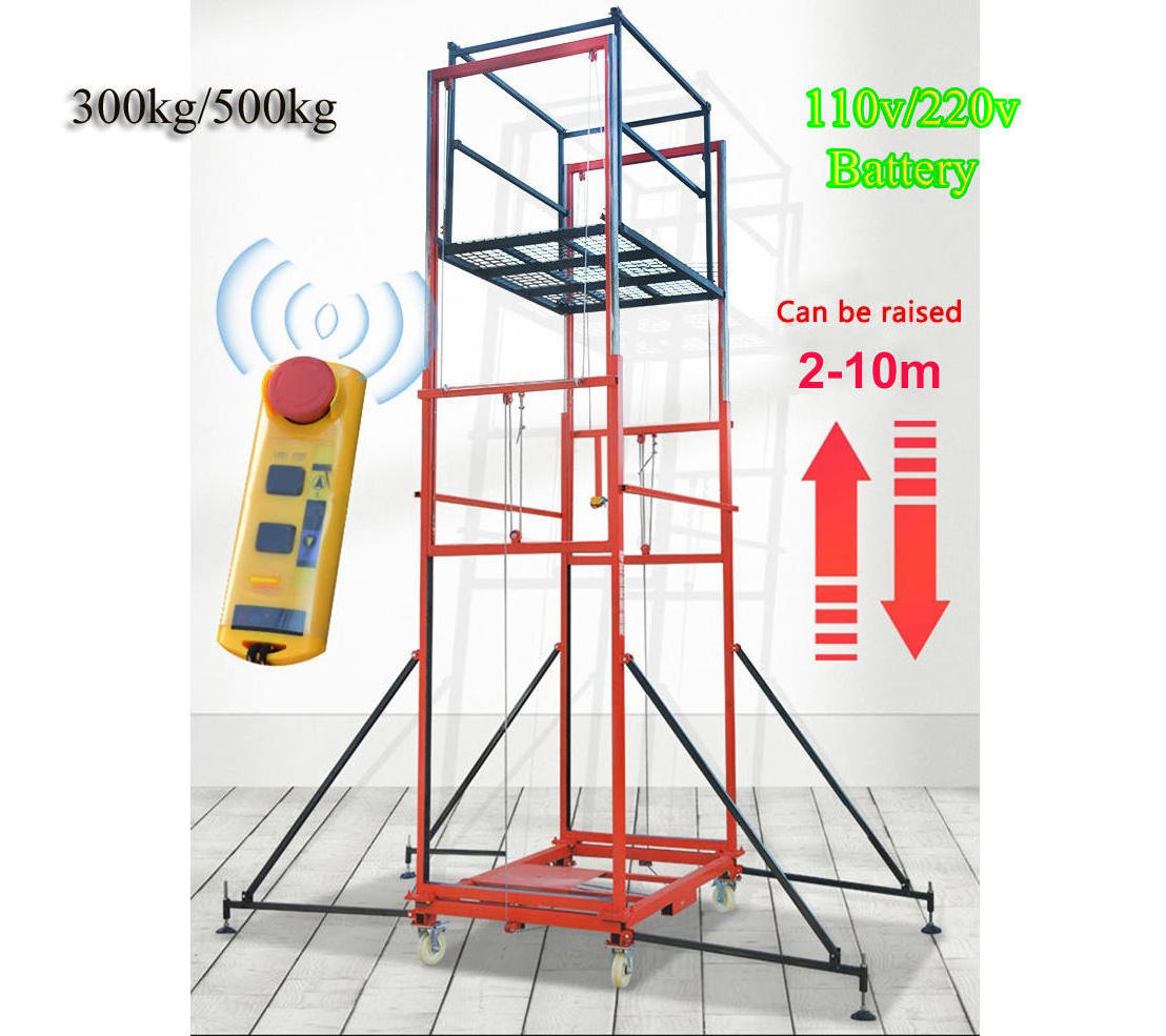 6m electric scaffolding electric lifting scaffold, electric scaffold lift for construction