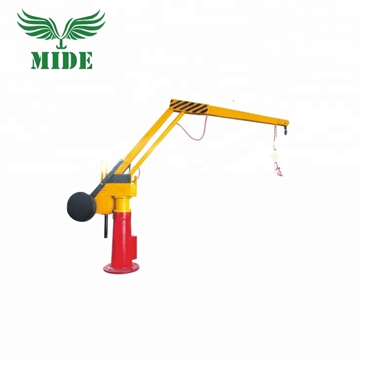 Small 1 Ton Portable Jib Lift Hydraulic Crane