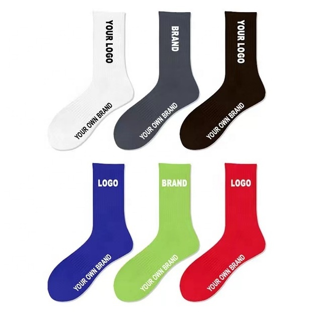 Wholesale Anti Slip Sock Non Slip Soccer Grippy Sport Football Sports Grip Socks For Men