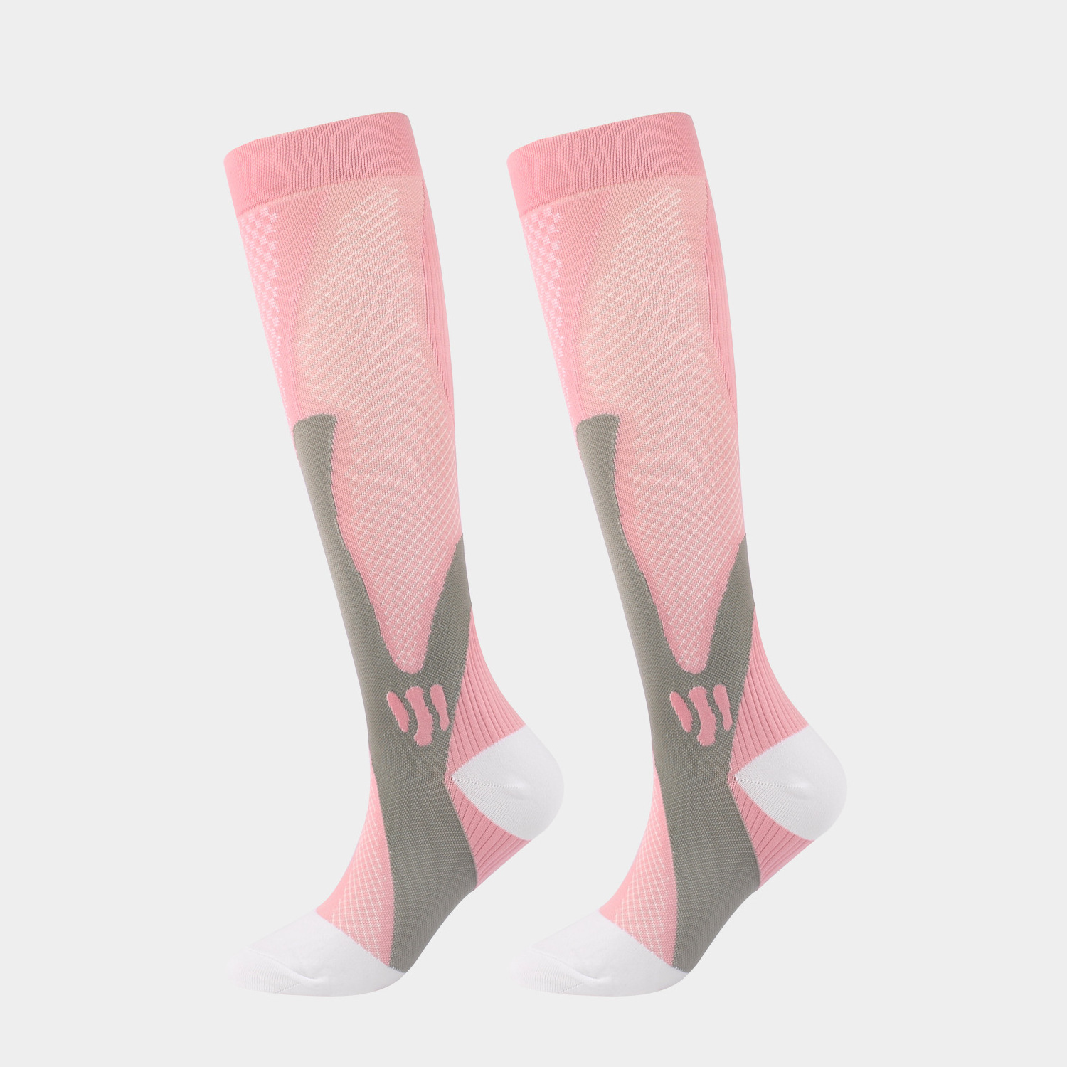 2022 long sports grip socks for football soccer pink football socks kids custom logo sports grip socks football