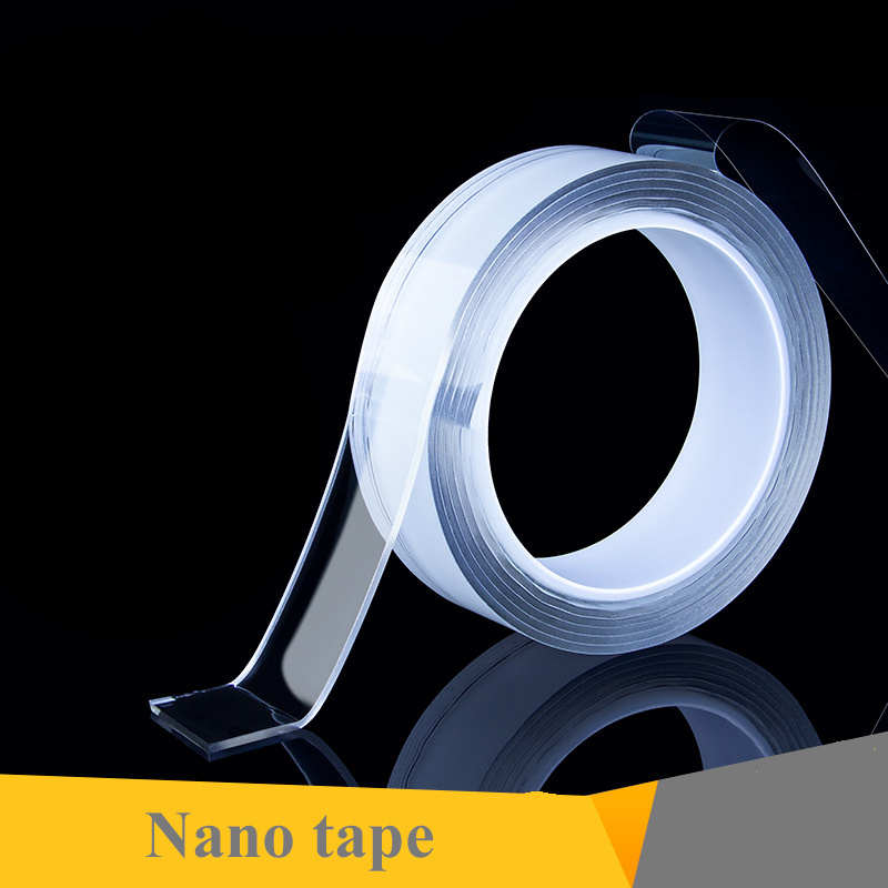 Double Face Removable Traceless Tape Transparent Multi Function Strong Hold Cinta Adhesive Double Side Nano Tape