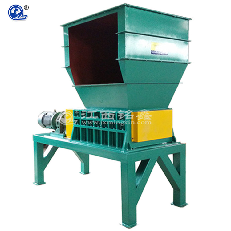 Four Shaft Shredder Machine Textile Tires Plastic Scrap Metal Cardboard Wood Plastic Waste Shredders