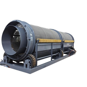 Gold Ore Trommel High Efficiency Rotary Drum Screen Firewood Sawdust Trommel Screen Washing Plant