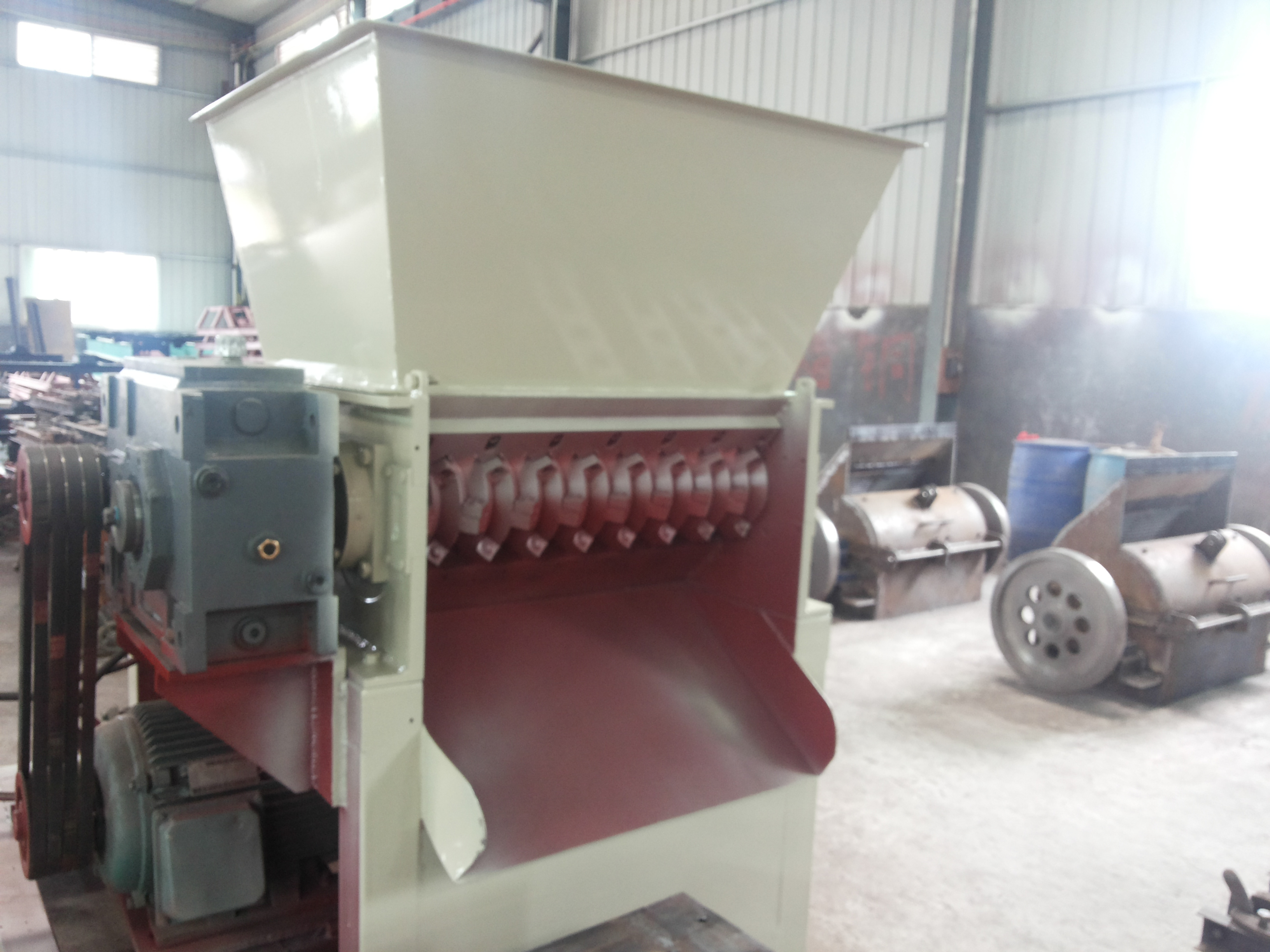 Scrap metal shredder machine for sale, Single shaft scrap e waste shredder machine