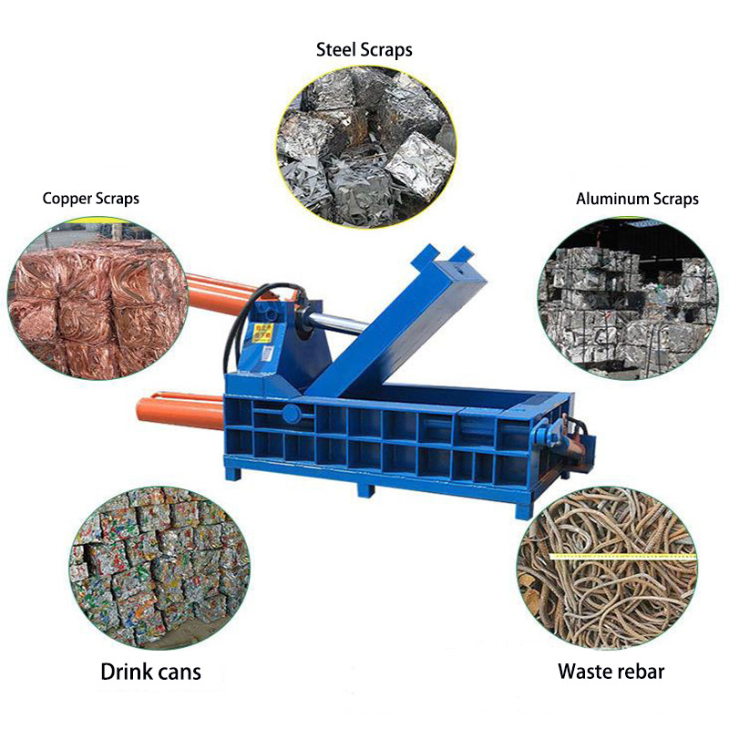 Hydraulic scrap metal compressing machine scrap metal press machine for waste management