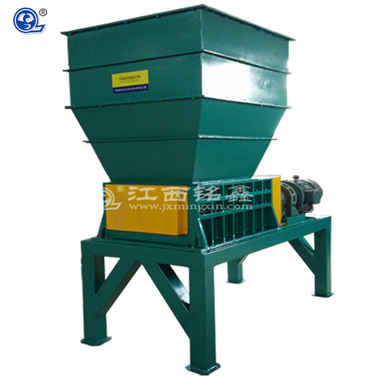 Four Shaft Shredder Machine Textile Tires Plastic Scrap Metal Cardboard Wood Plastic Waste Shredders