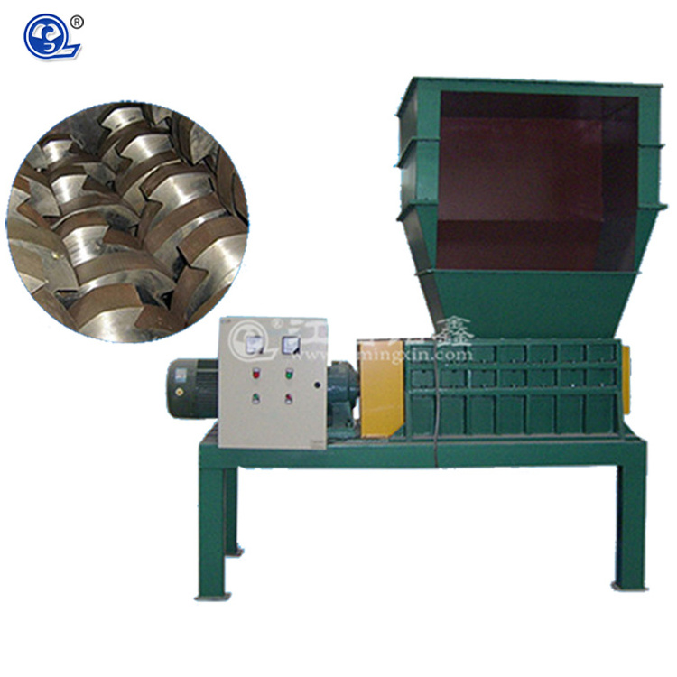 Four Shaft Shredder Machine Textile Tires Plastic Scrap Metal Cardboard Wood Plastic Waste Shredders