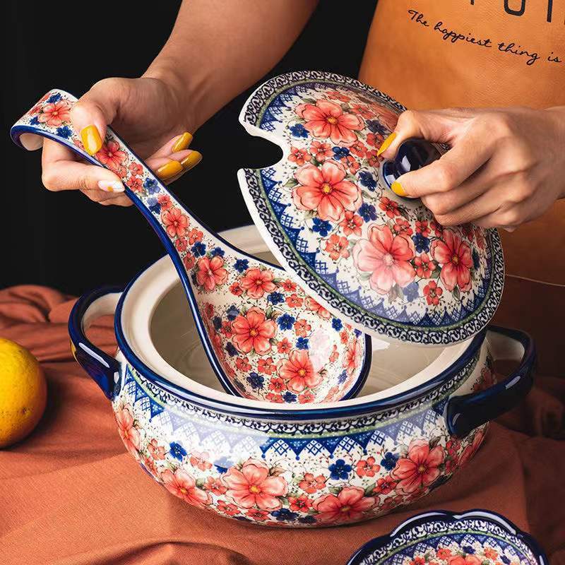 Ethnic Elements Fancy Dubai Plates Sets Dinnerware Crockery Dinnerware Sets Turkish Ceramic Dinnerware Set