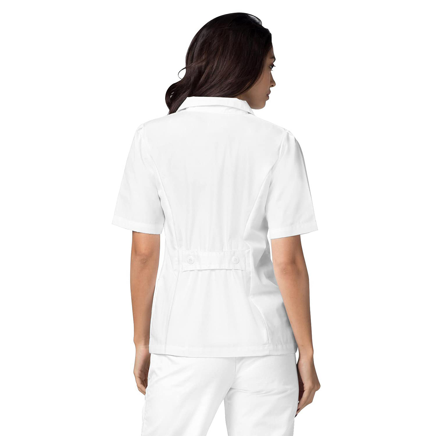 Lapel Collar fashion Scrubs for Women tunic hairdresser salon tunic beauti spa  salon uniform