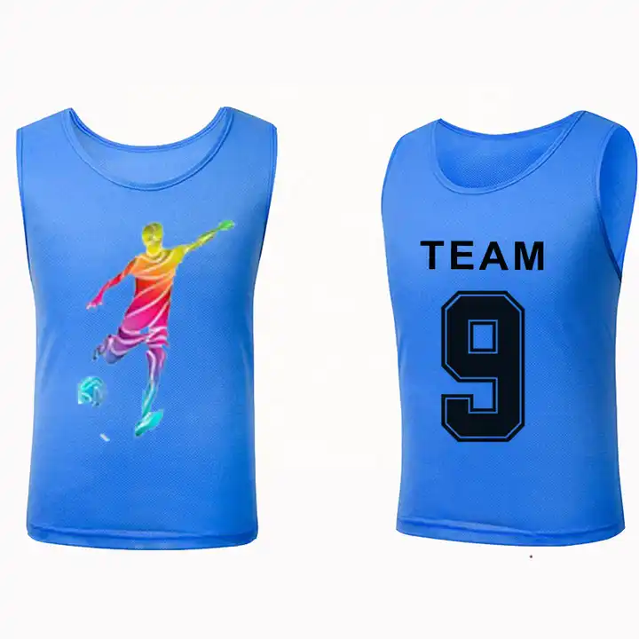 OEM factory sports soccer tops bibs basketball football volleyball reversible training vest