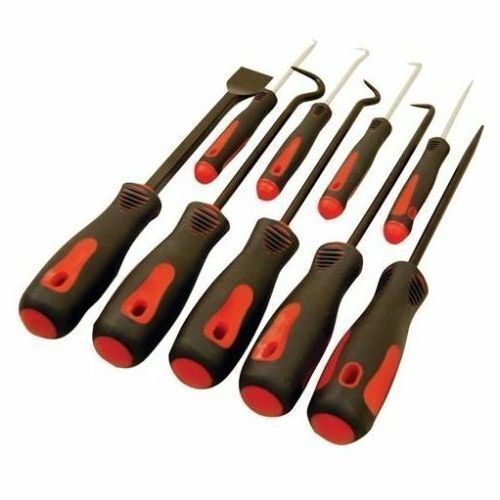 9Pcs Long Hook and Pick Set with Magnetic Telescoping Pick Up Tools