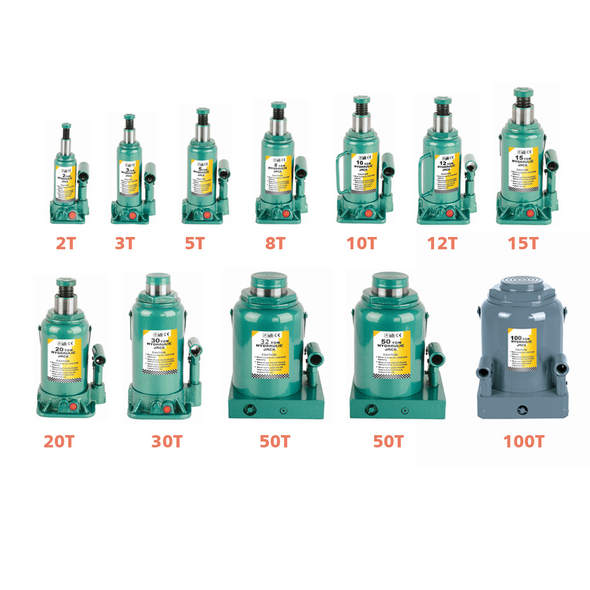 Mechanical Jacks Lifting 2T 3T 5T 8T 10T 12T 15T 20T 30T 32T 50T 100T Heavy Duty Hydraulic Batle Jack with safty valve